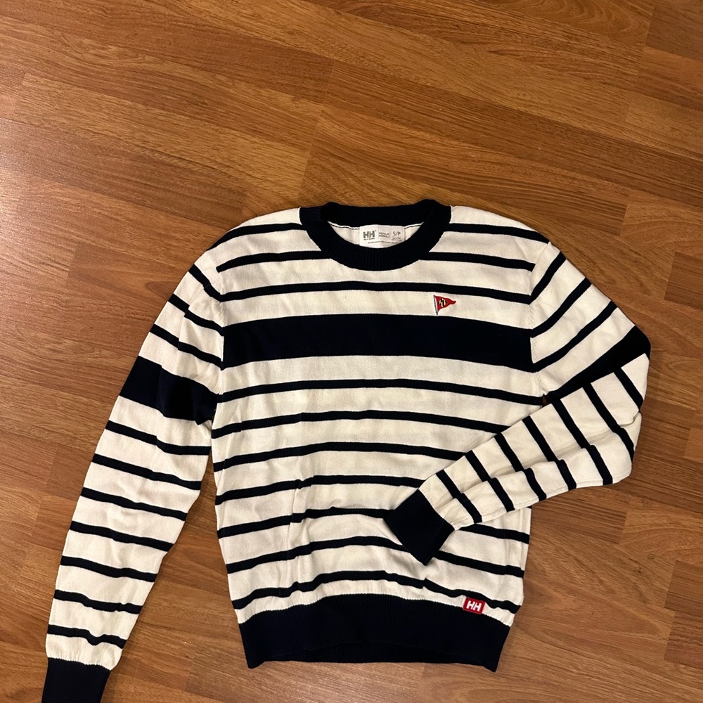 Helly Hansen women’s Striped Sweater - Black and White